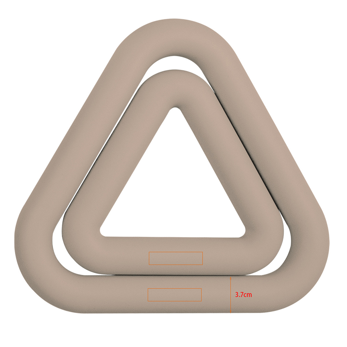 Yoga Fitness Factory - Anillos de hierro Triangulares portátiles directos