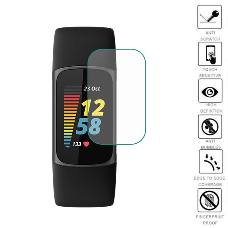 Fitness Tracker Band - Película protectora transparente de TPU suave