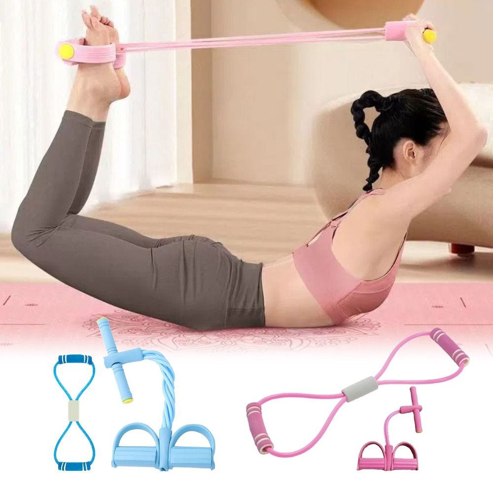 Yoga Pedal Puller Fitness Equipment - Bandas de resistencia de 6 tubos,