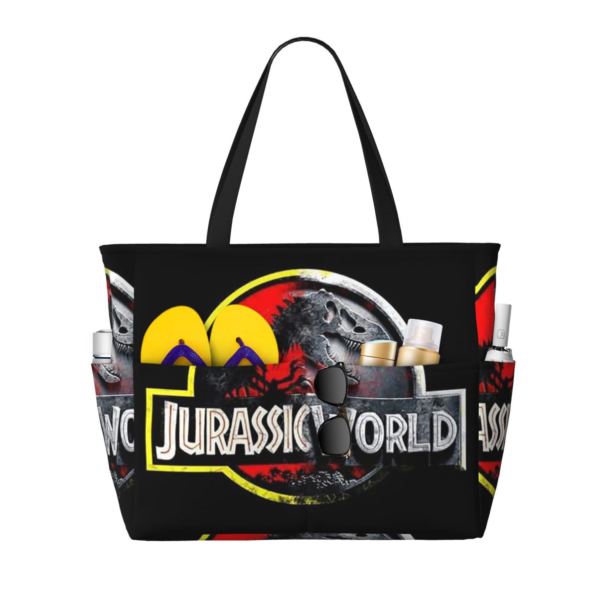 Yoga Fitness World - Bolso de playa Jurassic World, bolso