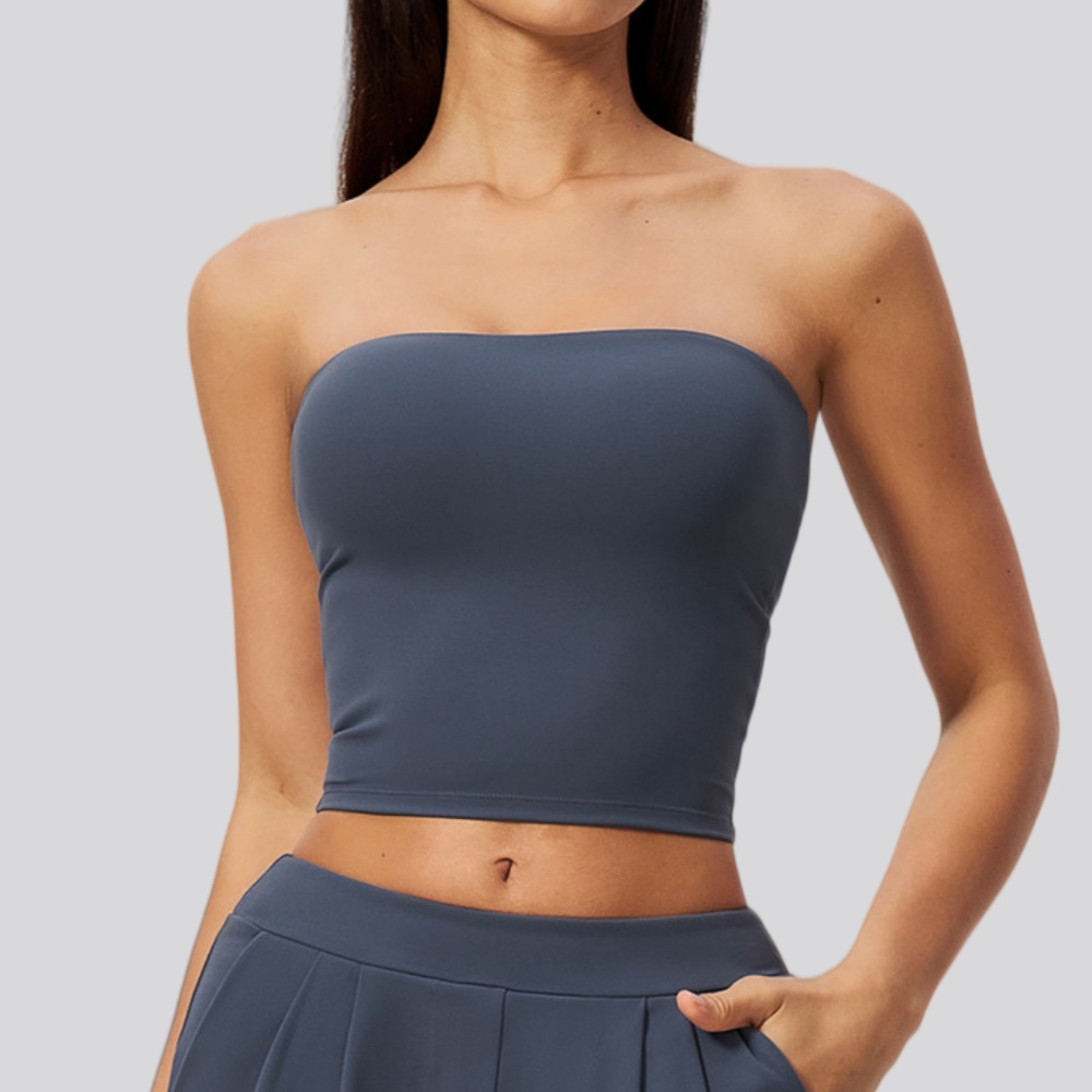 J-Yoga Fitness - Sujetador Deportivo Sin Tirantes para Mujer,