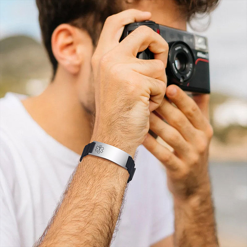 Pulsera de Identificación Médi - Fitness Tracker Band reseña y precio