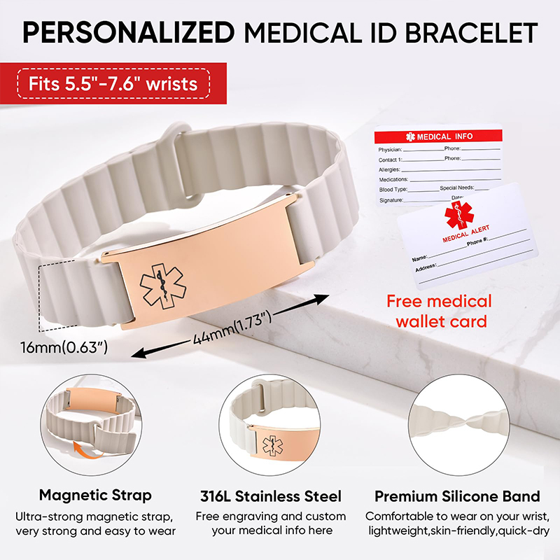 Pulsera de Identificación Médi - Fitness Tracker Band reseña y precio