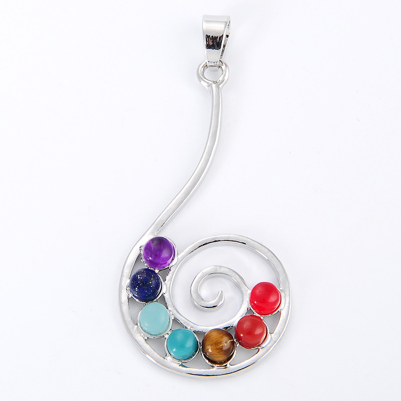 Colgante de piedra de 7 Chakra - Yoga Health & Fitness Center reseña y precio