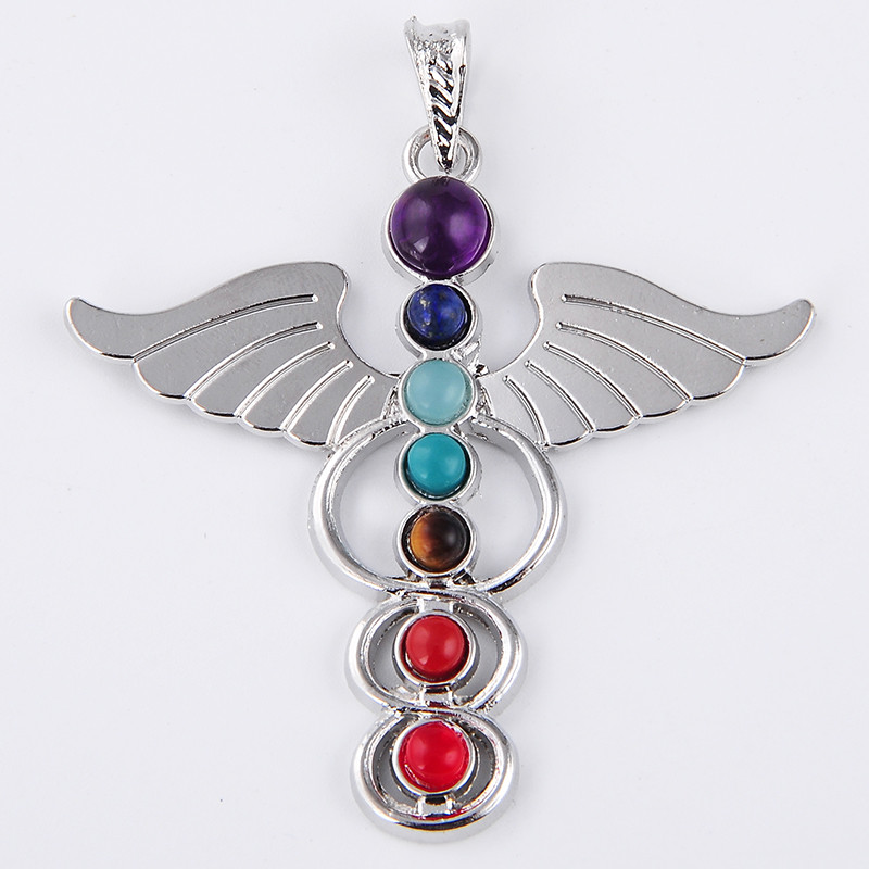 Colgante de piedra de 7 Chakra - Yoga Health & Fitness Center reseña y precio