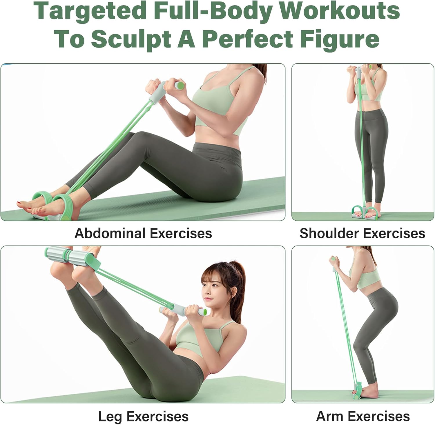 6 Bandas de Resistencia de Gom - Yoga Pedal Puller Fitness Equipment reseña y precio