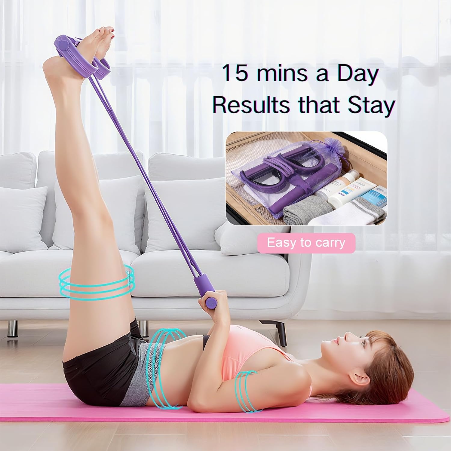 Tensor de Pedal de 4/6 tubos,  - Yoga Pedal Puller Fitness Equipment reseña y precio