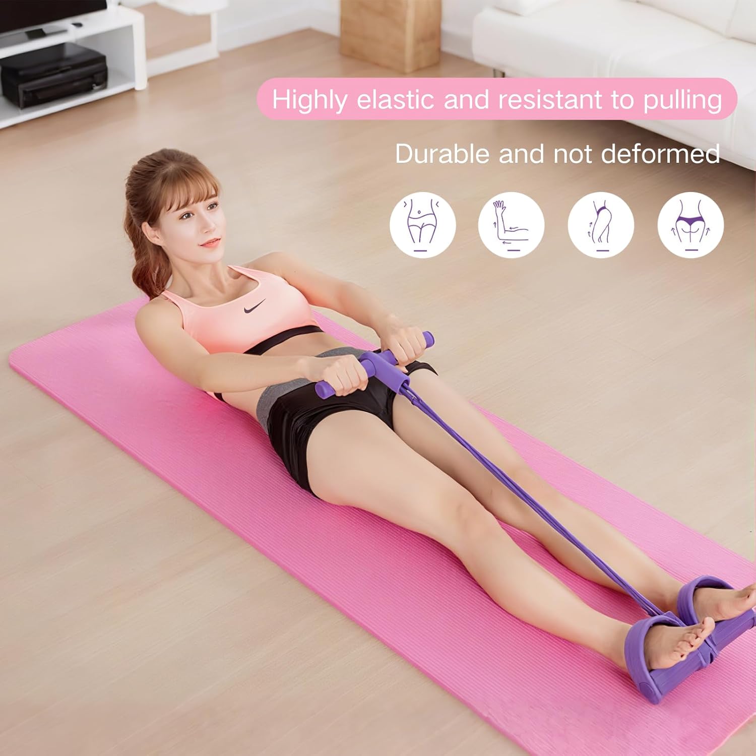 Tensor de Pedal de 4/6 tubos,  - Yoga Pedal Puller Fitness Equipment reseña y precio