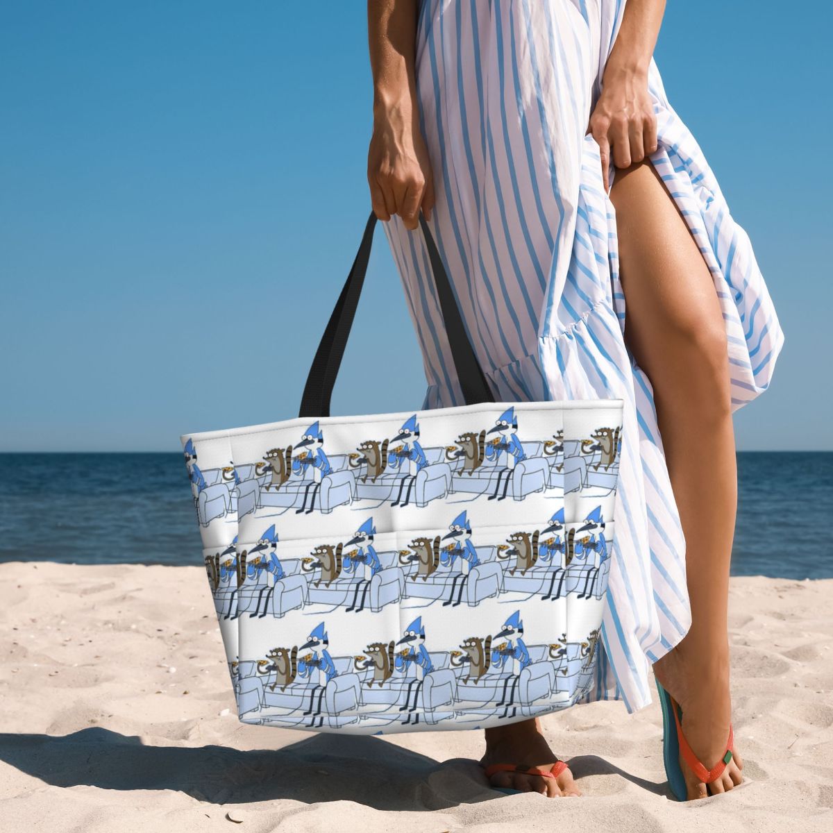 Bolsa de playa Mordecai y Rigb - Yoga Fitness Video reseña y precio