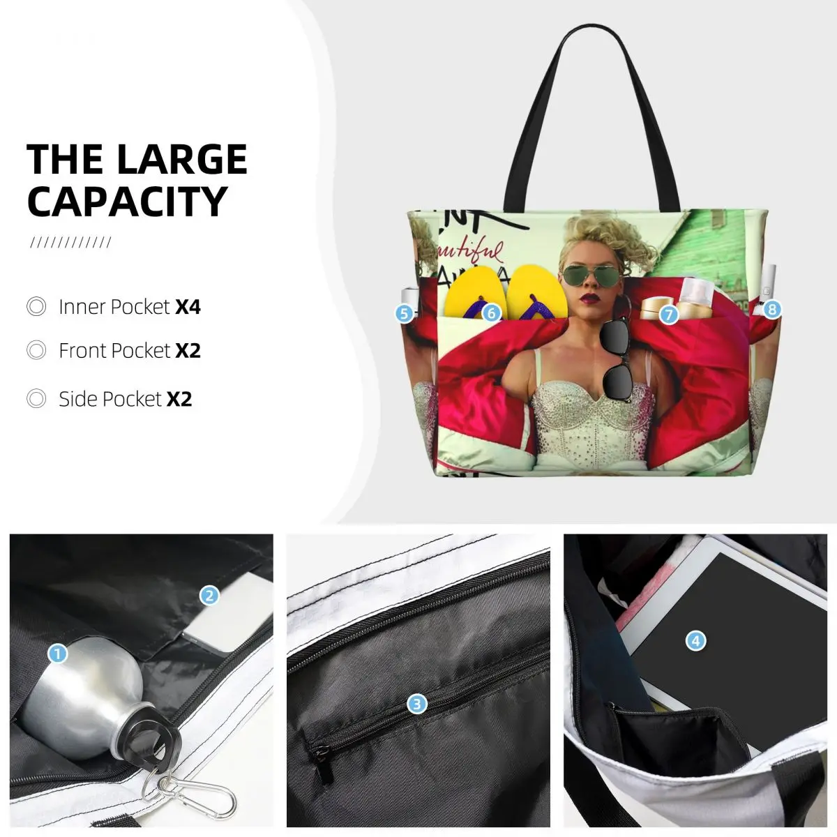 Bolsa de playa Beautiful Traum - Yoga Fitness World reseña y precio
