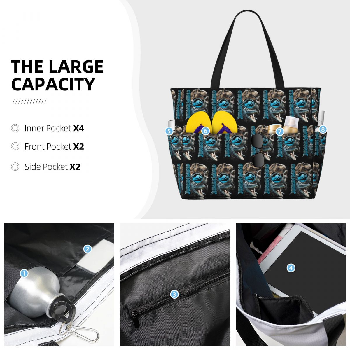 Nuevo bolso de mano Jurassic W - Yoga Fitness World reseña y precio