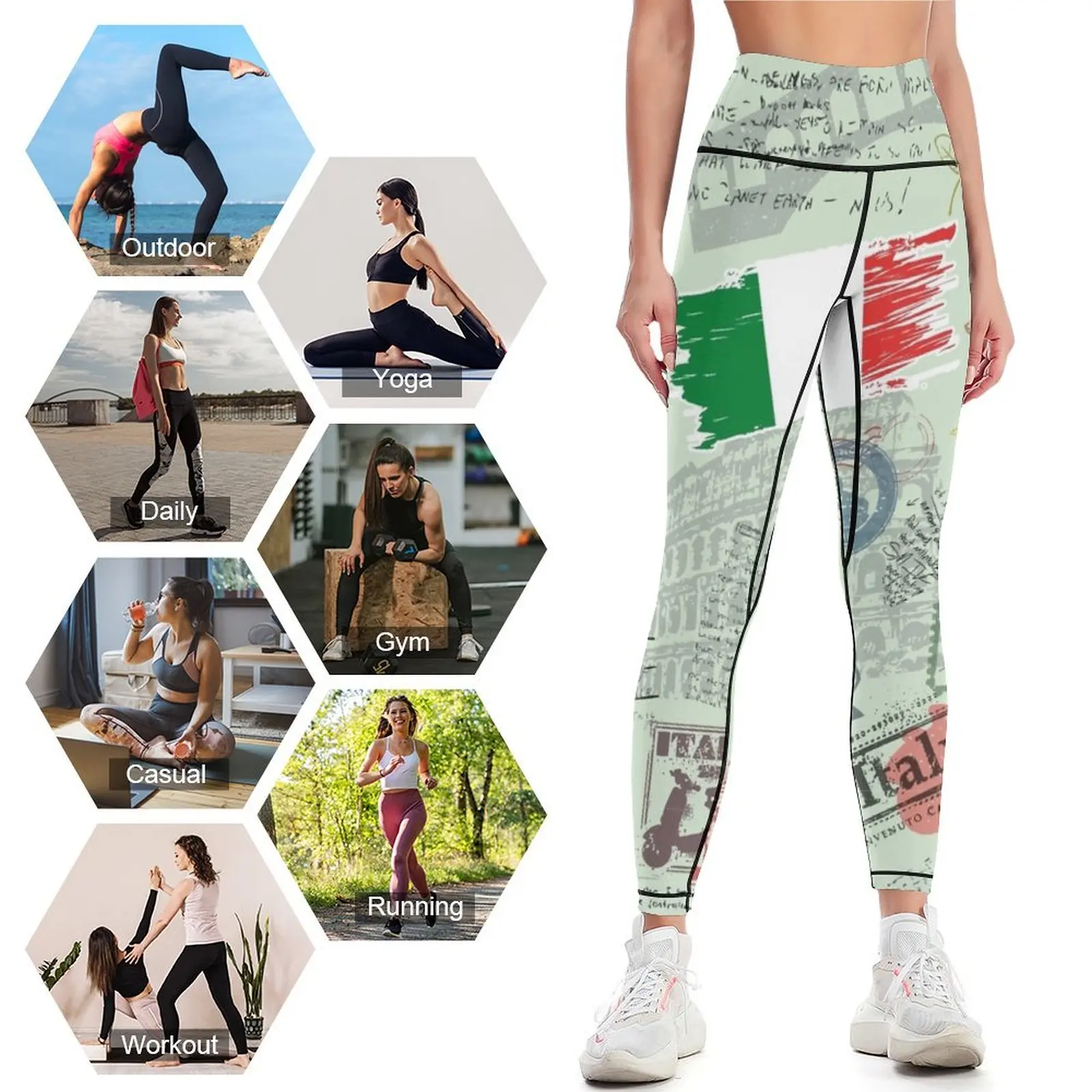 World Travel - Italia - Leggin - Yoga Fitness World reseña y precio