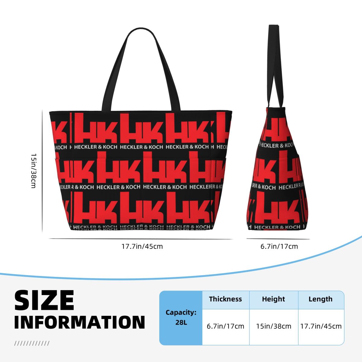 Bolsa de Playa HK Heckler Koch - Yoga Fitness Hk reseña y precio