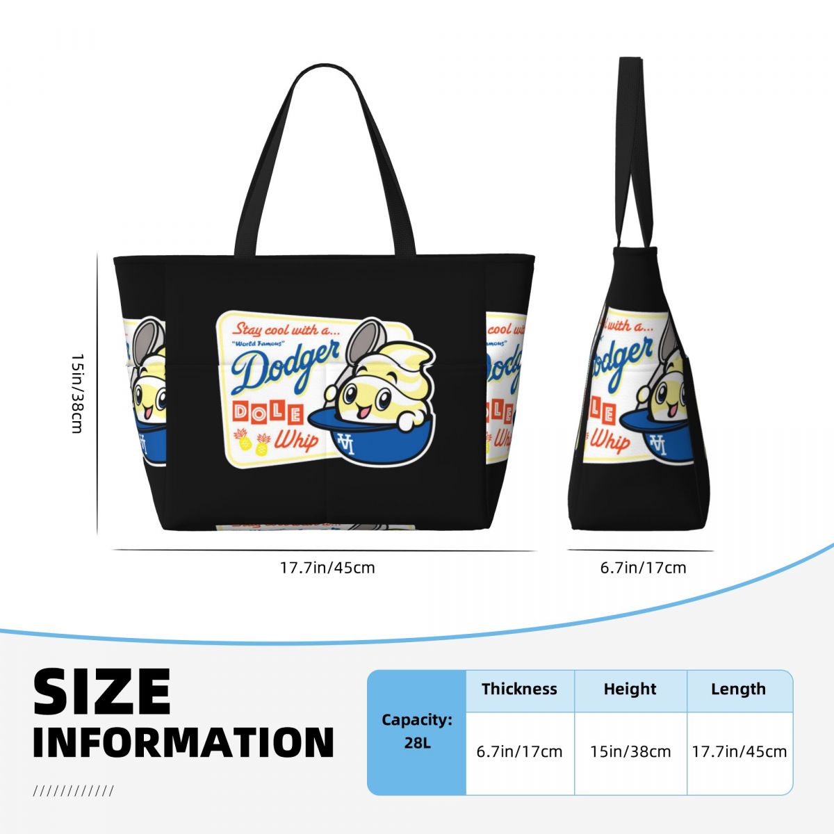 Bolsa de Playa Dodger Dole Whi - Yoga Fitness World reseña y precio