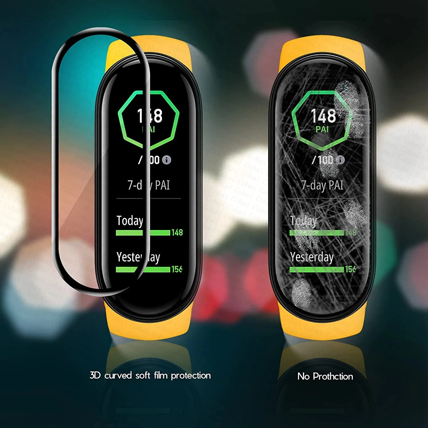 Película protectora 9D para Xi - Fitness Tracker Band reseña y precio