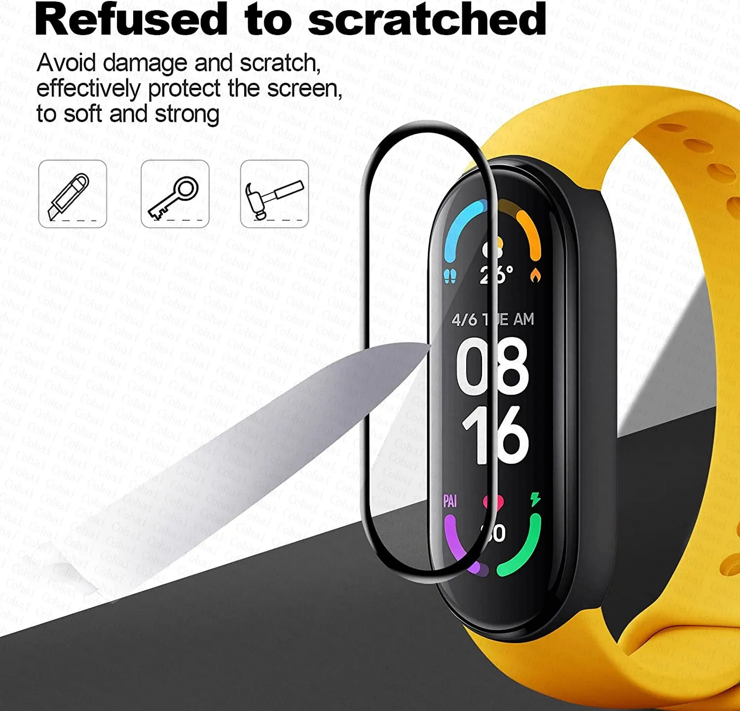 Película protectora 9D para Xi - Fitness Tracker Band reseña y precio