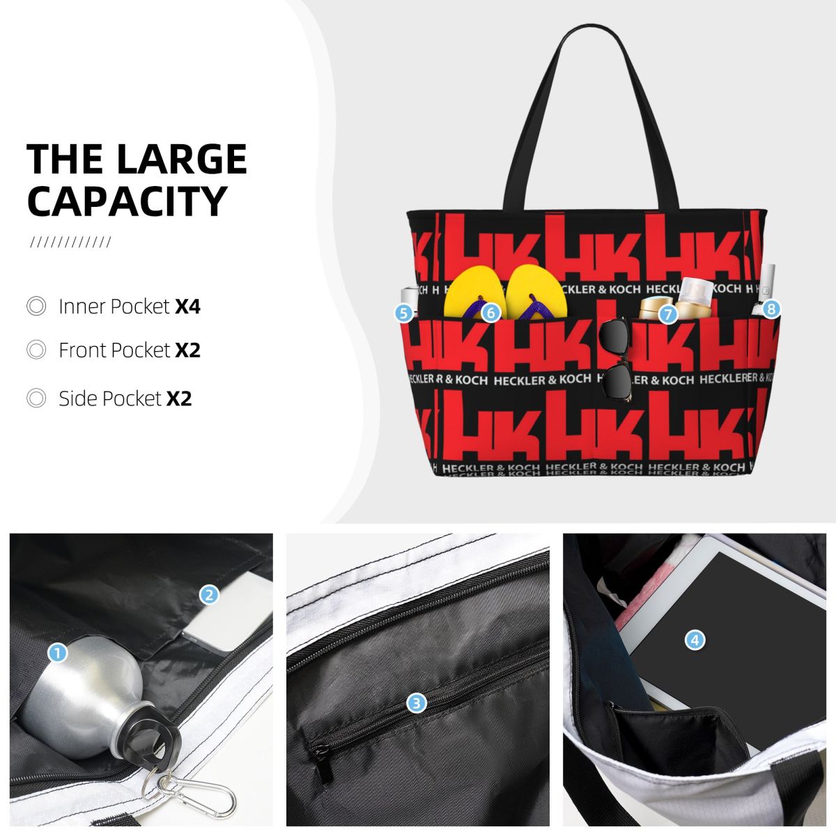 Bolso de mano HK Firearms con  - Yoga Fitness Hk reseña y precio
