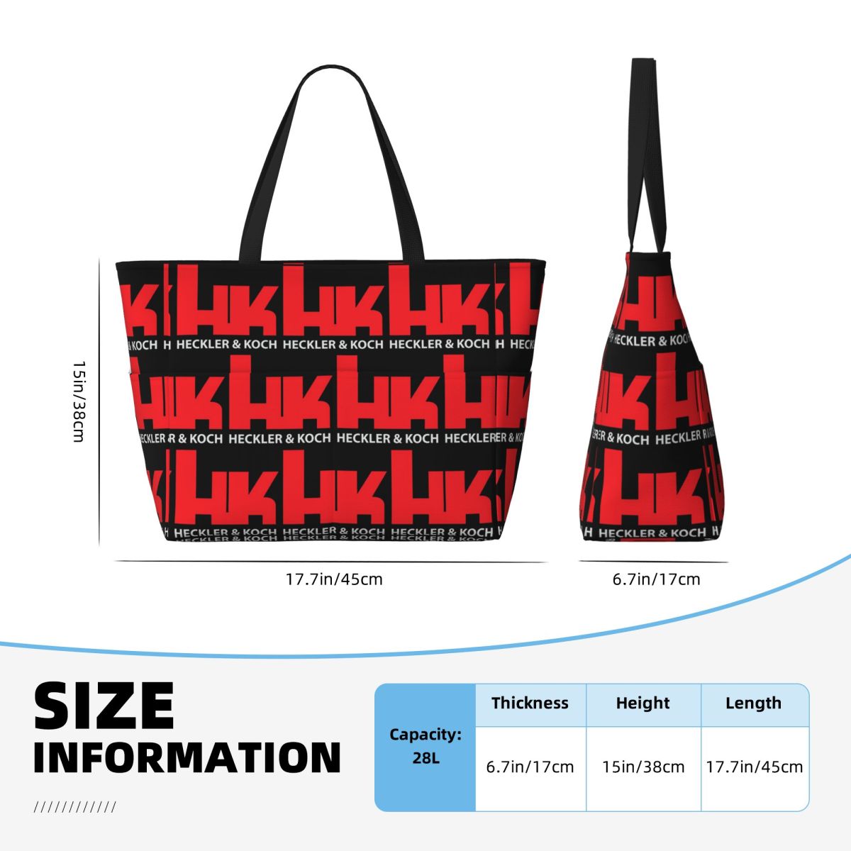 Bolso de mano HK Firearms con  - Yoga Fitness Hk reseña y precio