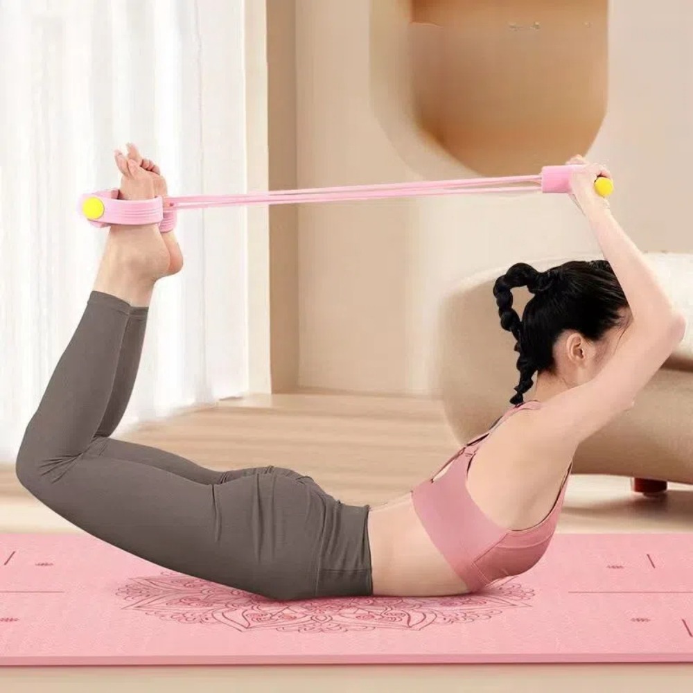 Bandas de resistencia de 6 tub - Yoga Pedal Puller Fitness Equipment reseña y precio