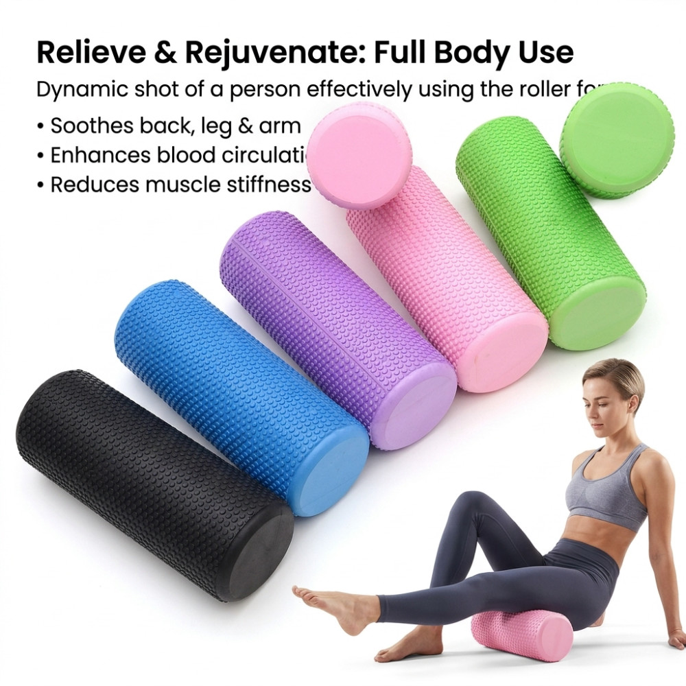Rodillo de Espuma para Yoga de - Yoga Fitness World reseña y precio