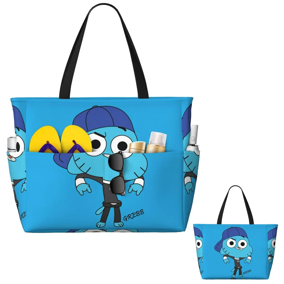 Bolso de playa de anime Gumbal - Yoga Fitness World reseña y precio