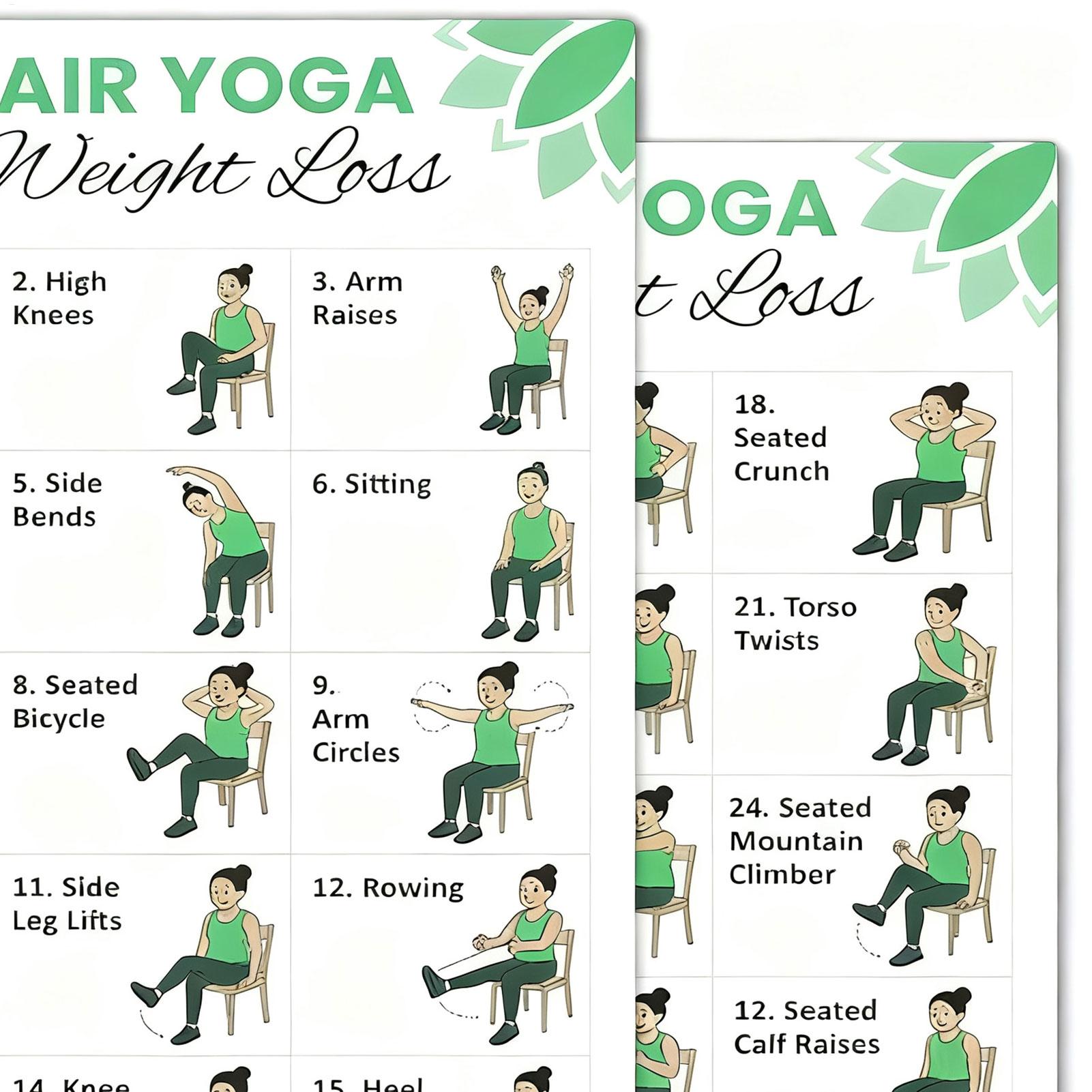 2 Pósters de Yoga para Ejercic - Yoga Health & Fitness Center reseña y precio