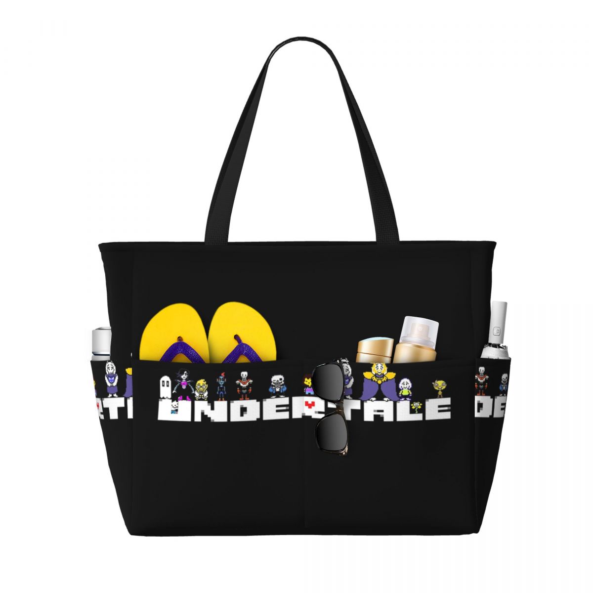 Bolsa de playa con estampado g - Yoga Fitness Video reseña y precio